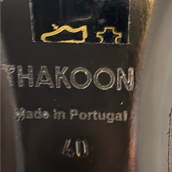 Thakoon Kitten Heel Mules in black leather - Picture 5 of 5